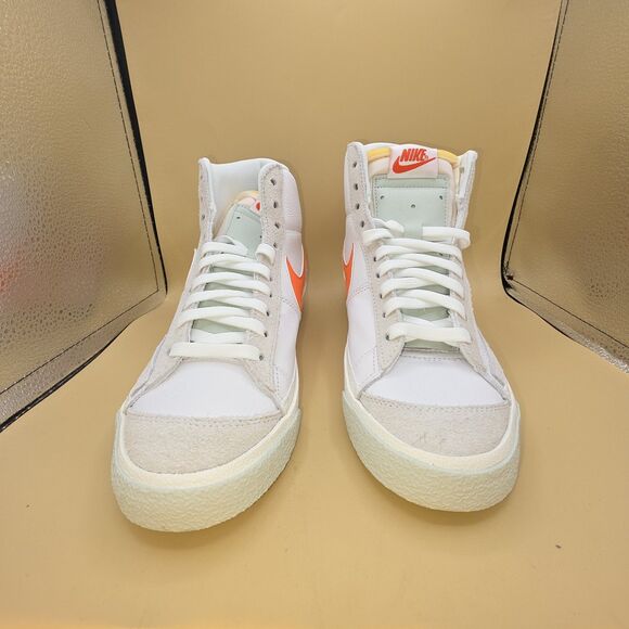 Nike Blazer Mid ‘77 Pro Club White Safety Orange Sail Men’s SZ 8 DQ7673-103 - Picture 3 of 8